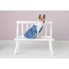 Parisian Pet 'Prairie Dress' for Dogs and Cats, Floral Design, Comfortable Lightweight Outfit, Denim & White - 4 of 4