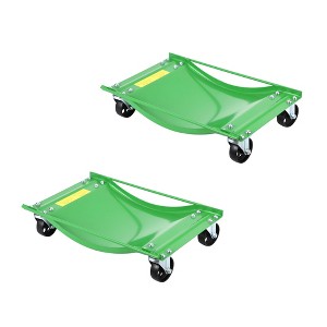 Car Dolly Set of 2, 5000LBS Capacity Heavy Duty Wheel Dolly, Vehicle Dolly Jack for Tire Auto Repair Moving - 1 of 4