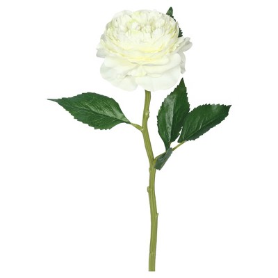 artificial white roses