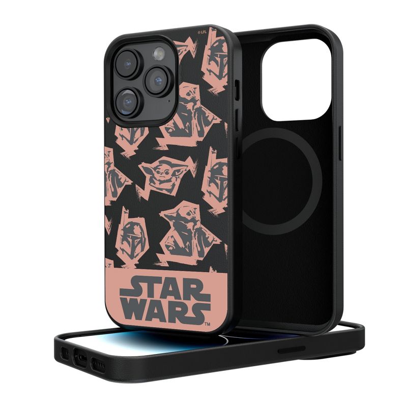 Keyscaper Star Wars: The Mandalorian Grogu Pattern Magnetic Phone Case, 1 of 8