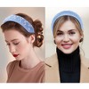 Unique Bargains Women's Fluffy Fuzzy Solid Color Faux Pearl Headband 1 Pc - 2 of 4