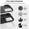BONGEEK Designed for iPhone 14 Pro Max Case, Silicone Shockproof Slim Thin Phone Case for iPhone 14 Pro Max 6.7 inch (Black) - 3 of 4