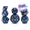 Gate Keeper Games Mirror Universe Double Dice 7pc RPG Set - Galactic Glitter RPG - 2 of 4