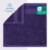 American Soft Linen 100% Cotton Turkish Premium Quality 4 Piece Washcloth Set, 13x13 inches Washcloth Hand Face Towels for Bathroom and Kitchen Washrags - 2 of 4