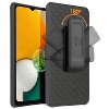 Nakedcellphone Case with Stand and Belt Clip Holster for Samsung Galaxy A13 5G - Black - 2 of 4
