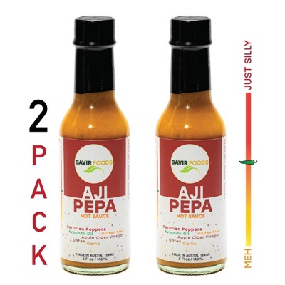 Savir Foods Aji Pepa Hot Sauce 2 Pack