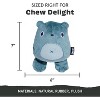 ZippyPaws Grey Bear Hugger Super Chewer 2-in-1 Plush Exterior Hard Core Plush Toy, Large Breeds - 3 of 4