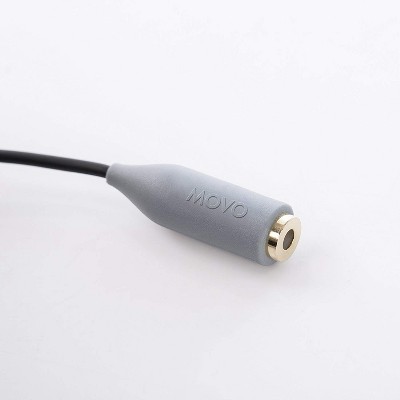 Adattatore Movo MC3 3,5mm TRS A TRRS - Per Microfono Su IPhone E Android, Spedizione USA