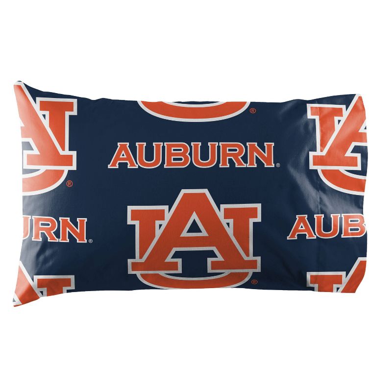 NCAA Auburn Tigers Rotary Bed Set - Full, 3 of 4