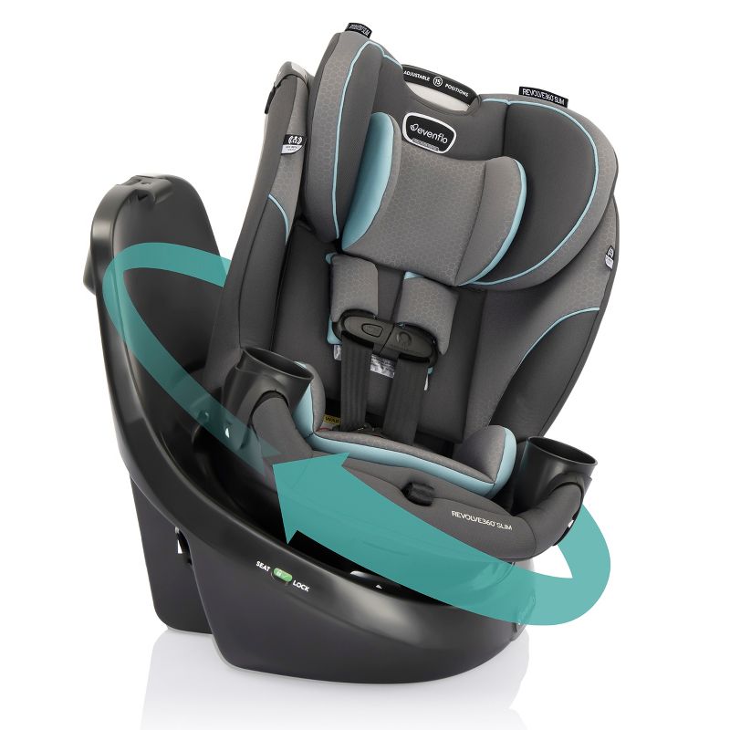 Evenflo Revolve 360 Slim 2-in-1 Rotational Convertible Car Seat, 1 of 32