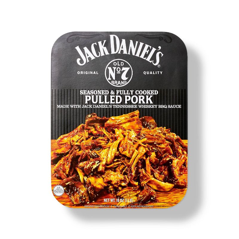 Jack Daniel's Seasoned And Cooked Pulled Pork - 16oz, 1 of 6