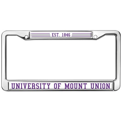 University of Mount Union Full Size Standard License Plate Metal Frame