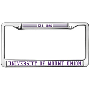 University of Mount Union Full Size Standard License Plate Metal Frame - 1 of 4