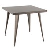 NicBex Dining Table Square Kitchen Table Industrial Dining Table in Antique for Dining Room - 2 of 3