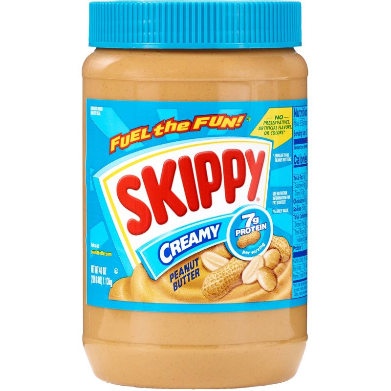Skippy Creamy Peanut Butter - 40oz, 1 of 16