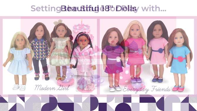 Sophia’s Hair Salon Complete 30 Piece Play Set for 18" Dolls, 2 of 12, play video