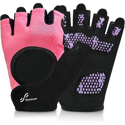 Sportneer Workout Gloves for Men & Women, Full Palm Protection Breathable Exercise Gloves