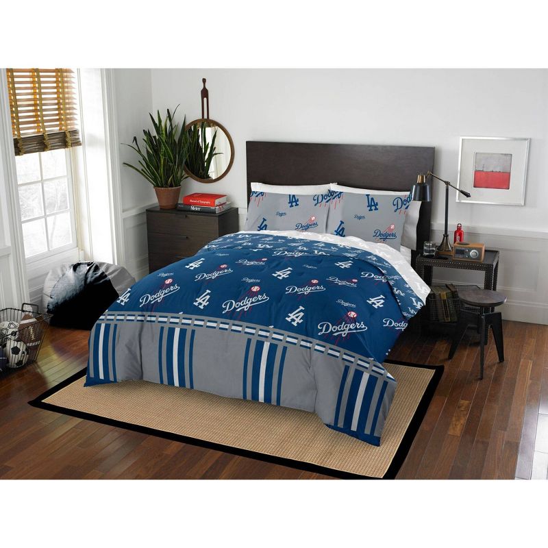 MLB Los Angeles Dodgers Rotary Bed Set, 1 of 4