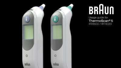 Braun ThermoScan IRT6020 Digital Ear Thermometer with ExacTemp Technology