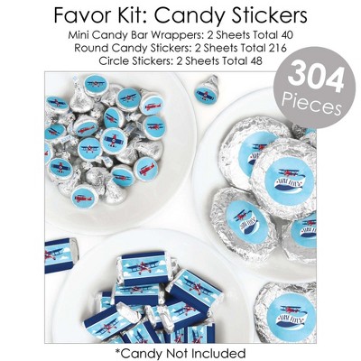 Vintage Airplane Baby Shower and Birthday Party Decoration Kit