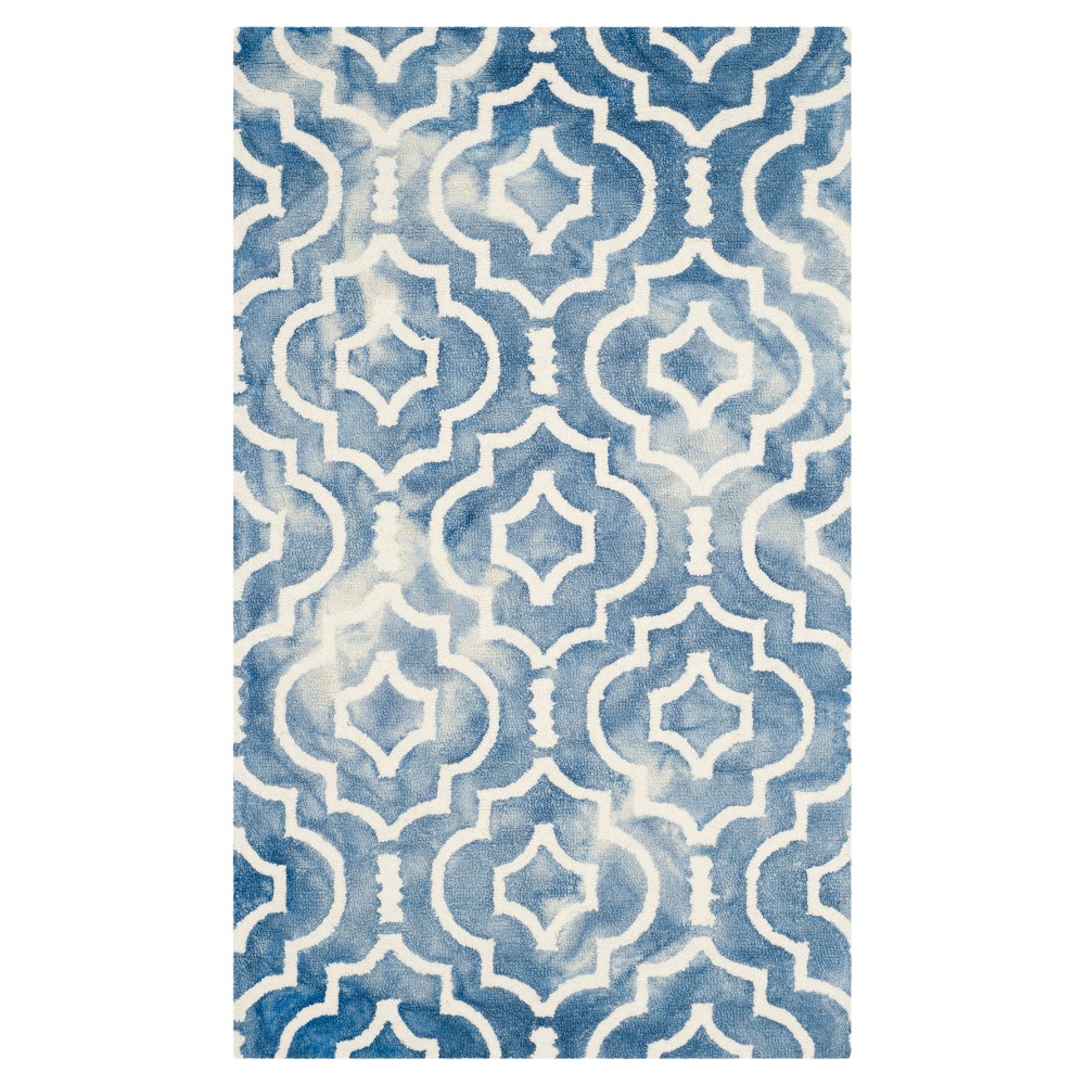 Alyson Accent Rug - Blue / Ivory (3'x5') - Safavieh