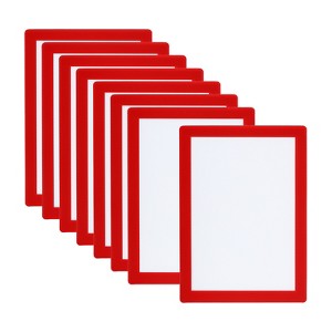 Unique Bargains Waterproof Photo Display Frame Magnetic Sign Holders 8 Pcs - 1 of 4