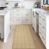 Washable Modern Braided Printed Rug Non Slip Low Pile Rug Soft Contemporary Throw Floor Cover Foldable Indoor Carpet for Living Room Bedroom - 2 of 4
