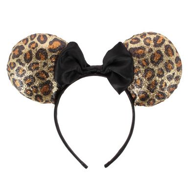 Disney Brown and Black Minnie Mouse Ears Brown Sequin Mickey Minnie Ears / Brown Minnie Mouse Ears  main image 4