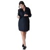 Ingrid & Isabel Maternity Belted Drape Shirt Dress - 4 of 4