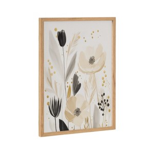Kate & Laurel All Things Decor 12"x16" Gallery Modern Muted Cottage Floral Abstract Print by The Creative Bunch Studio Natural - 1 of 4