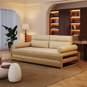 Luck Live 82.67" Double Sofa Bed, Living Room Tatami, Dual-purpose for Sitting and Lyingfang - 1 of 4