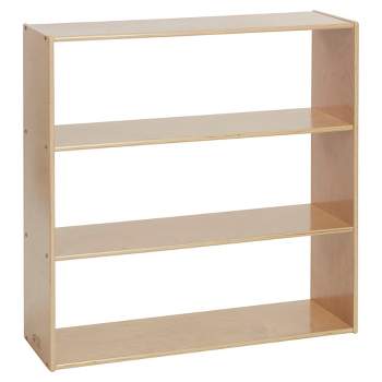 ECR4Kids Streamline 3-Shelf Storage Cabinet, 36in, Double-Sided