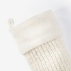 Personalization Mall Knit Noel Bow Christmas Stocking - Red - 2 of 4