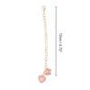 Unique Bargains Butterfly Heart Cup Chain Charm Water Cup Pendant 1 Pc - 2 of 4