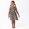 Gerber Toddler Girls' Short Sleeve Twirl Dress - 2 of 4