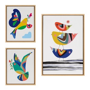 Kate & Laurel All Things Decor: Sylvie Animal Art, Mid-Century Modern Decor, Rachel Lee - 1 of 4
