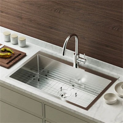 winado 32 x 22 in. Drop-in 304 Stainless Steel Sink Kitchen with Protector