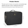 Fmeida Extra Large Makeup Bag, Makeup Case Professional Makeup Artist Kit Train Case Travel Cosmetic Bag Brush Organizer - 3 of 4