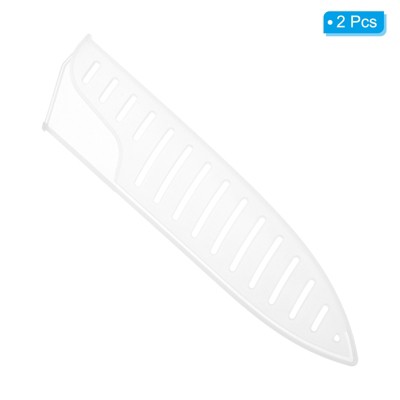 Unique Bargains PP Kitchen Blade Edge Protective Ceramic Knife Sleeves White 2 Pcs — фото 3