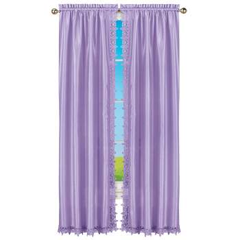 Collections Etc Elegant Lace Trim Curtains