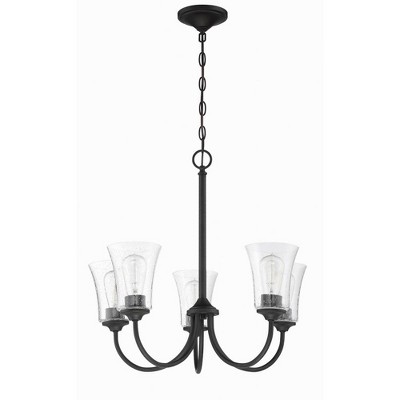 Craftmade Lighting Gwyneth 5 - Light Chandelier in  Flat Black