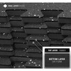 Sorbus Puzzle Exercise Mat High Density Rubber Interlocking Gym Tiles gray Dots - 2 of 4