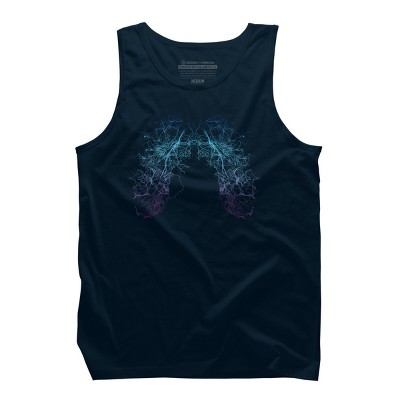 Men's Design By Humans Veins By designpro44 Tank Top