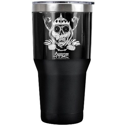 Adventure Time Skull Face Steel Tumbler 30oz Coffee Travel Mug