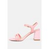 Edyta Ankle Strap Block Heel Sandals - 3 of 4