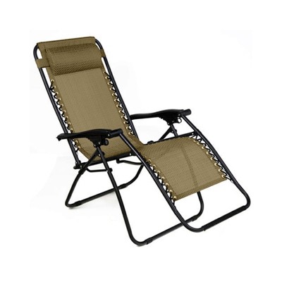 Living Accents Multi-Position Zero Gravity Folding Lounger (pack of 2)