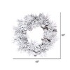 Vickerman Flocked Atka Artificial Christmas Wreath - 2 of 2