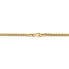Black Bow Jewelry 2.5mm, 14k Yellow Gold, Flat Wheat Chain Necklace - 4 of 4