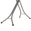 Household Essentials Wide Top Ironing Board 4-Legs Silver Frame and Silicone-Coated Cotton Cover: Collapsible Metal, 49"x18" - 3 of 4