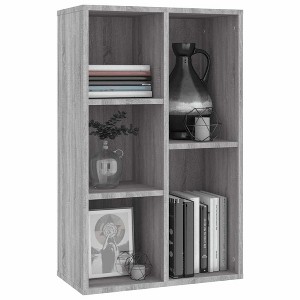 CLIHOME Freestanding Display Bookcase, Engineered Wood Kitchen Sideboard Book Cabinet - 1 of 4